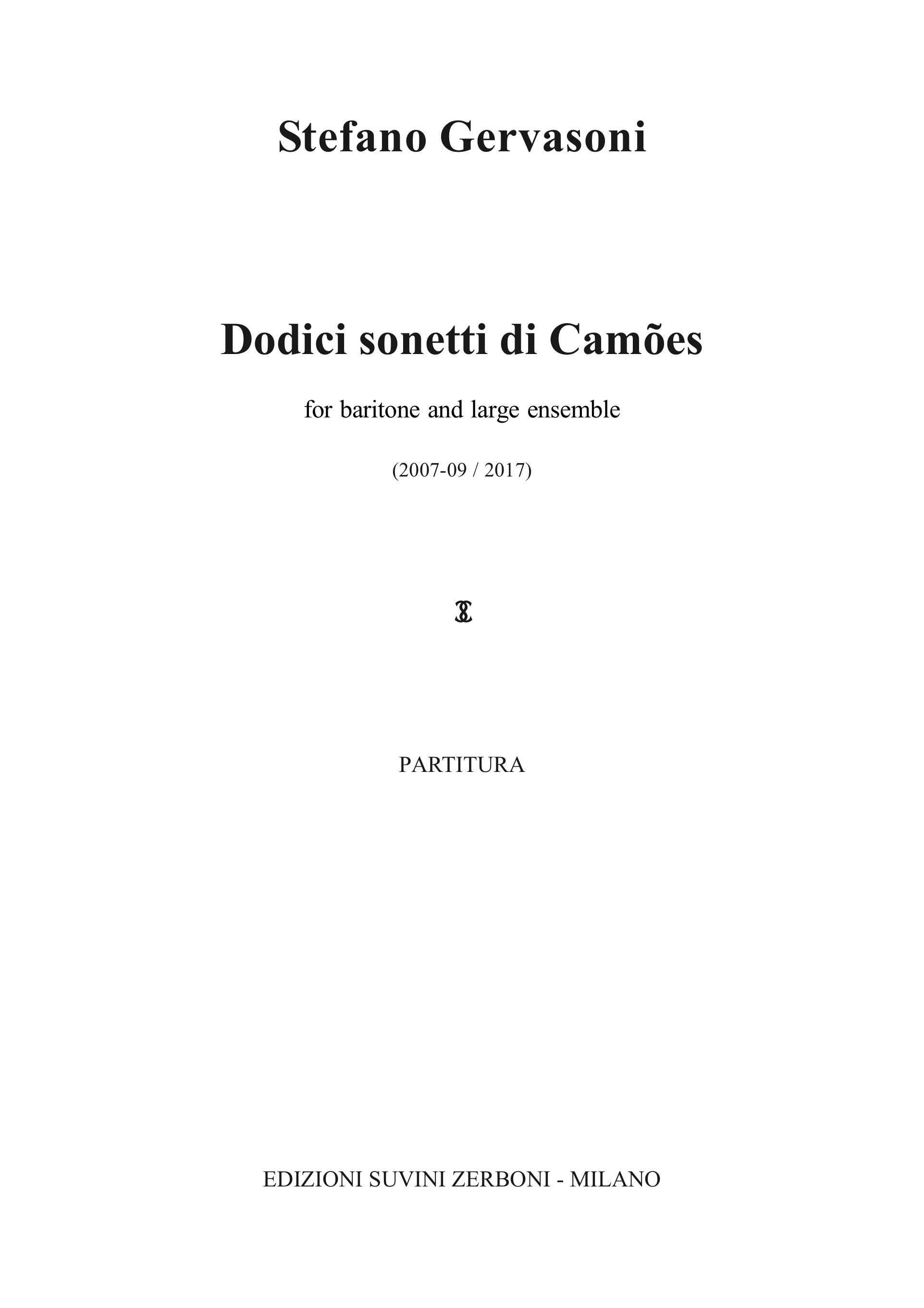Dodici sonetti di Camoes_Gervasoni 1